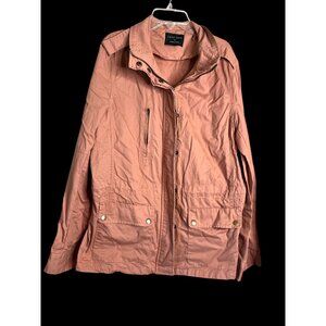 Love Tree Utility Jacket Women’s Size 1X Dusty Rose Drawstring Waist
